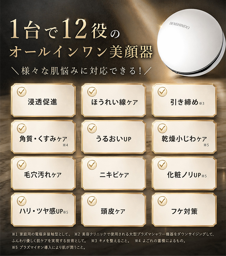 1台で12役のオールインワン美顔器